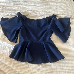 Gracia Off the Shoulder Bow Blouse